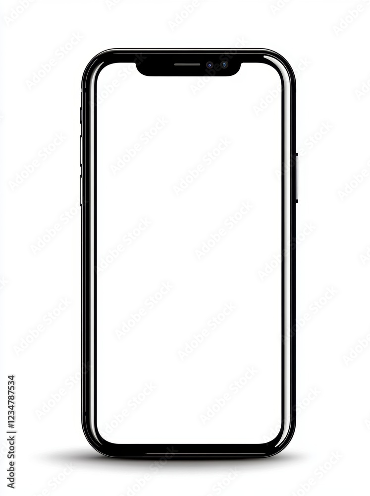 This sleek smartphone mockup features a blank screen, ideal for showcasing app designs, web pages, or marketing materials, reflecting contemporary mobile technology trends. This sleek smartphone mockup features a blank screen, ideal for showcasing app designs, web pages, or marketing materials, reflecting contemporary mobile technology trends.