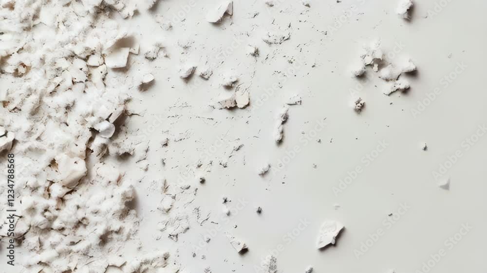 Evolving texture of cracked surface captured in timelapse