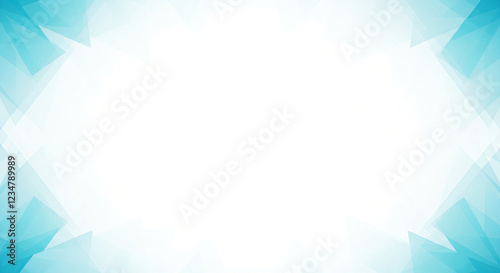 Abstract blue and white geometric background