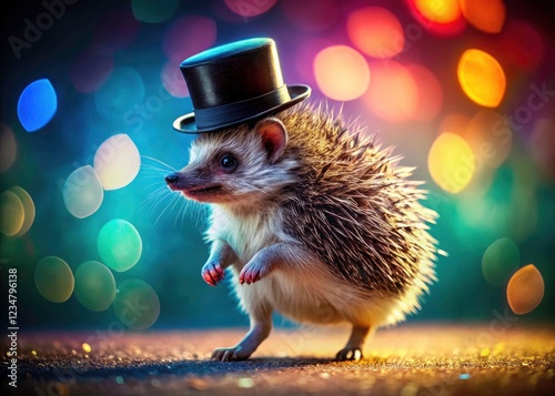 Fototapeta Naklejka Na Ścianę i Meble -  Hilarious hedgehog dance pictures!  See the cutest, funniest animal photos ever.