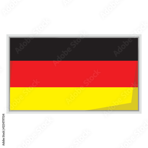 Free Download Germany national flag shield Badge - GFXLoad