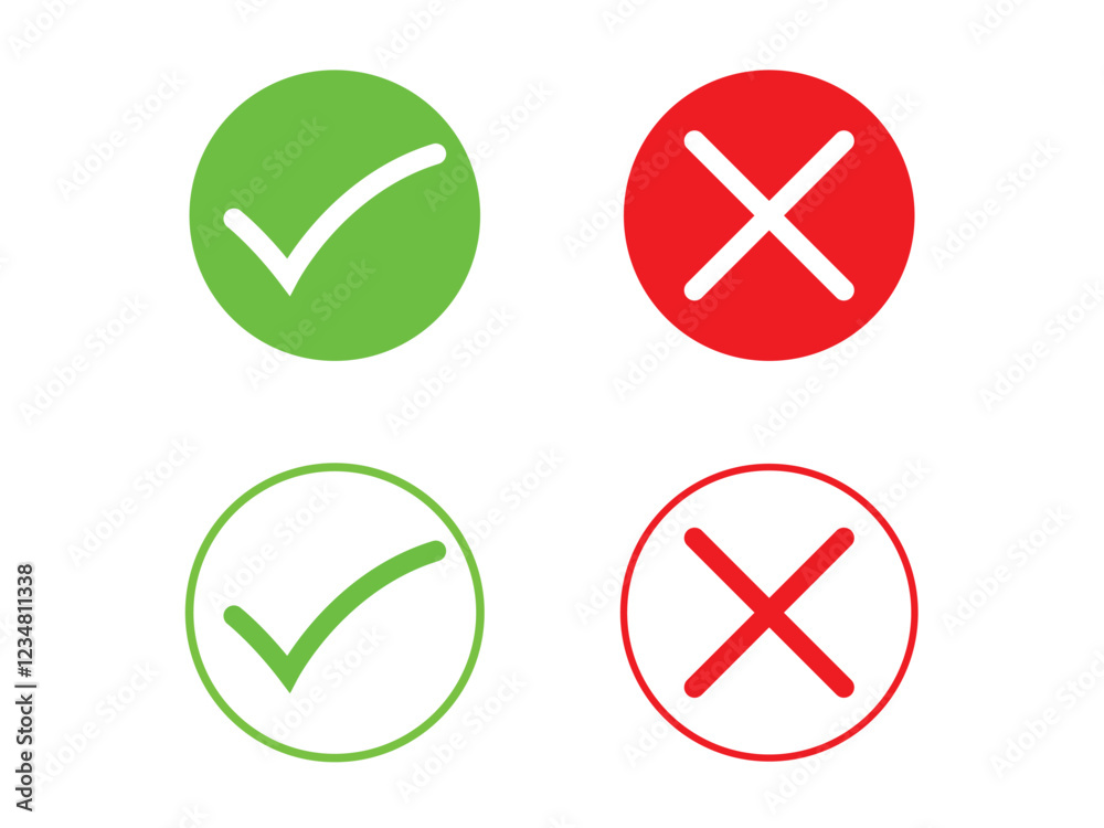 Obraz premium A Do's and Don'ts vector icon typically features a split design: a green checkmark or thumbs-up for Do's and a red cross or thumbs-down for Don'ts, ensuring clear visual guidance on best practices.