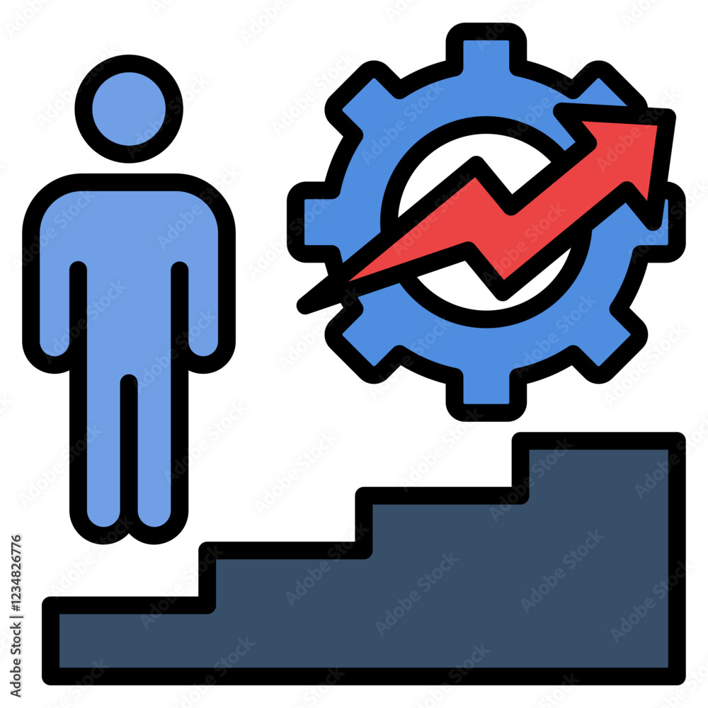Leadership Development Icon Element For Design Leadership Development Icon Element For Design