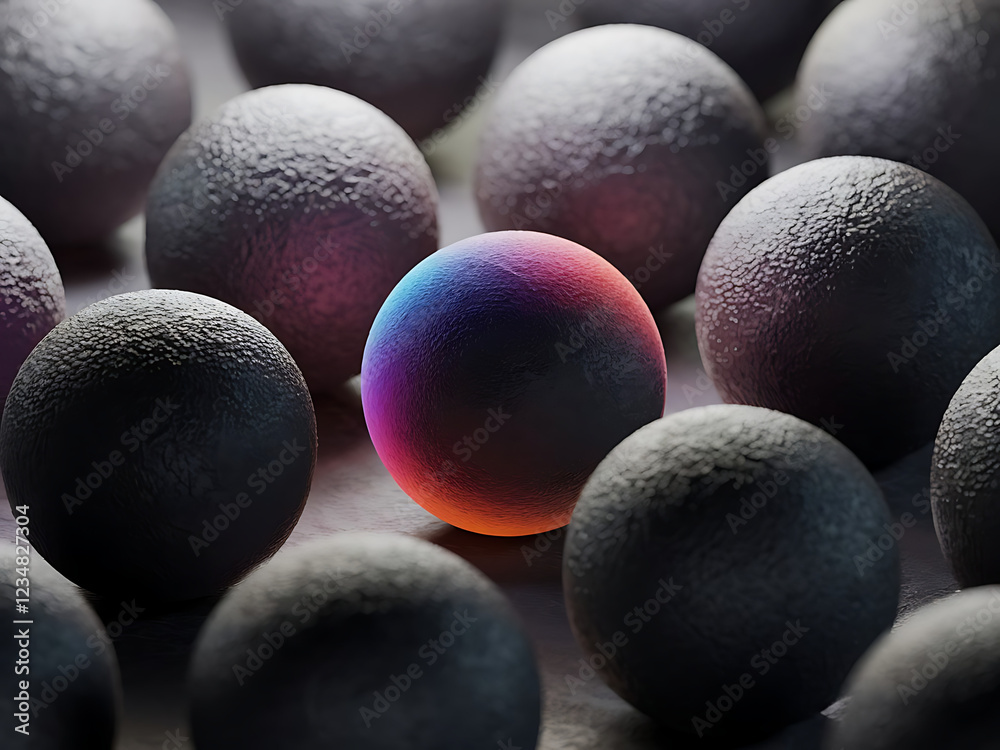 The Anomaly: A Distinctive Sphere in a Sea of Black The Anomaly: A Distinctive Sphere in a Sea of Black