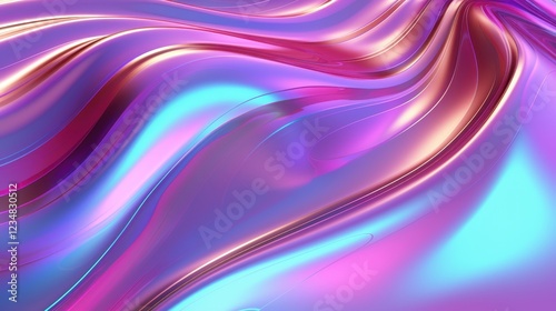 Wallpaper Mural Vibrant abstract designs in a digital environment Torontodigital.ca