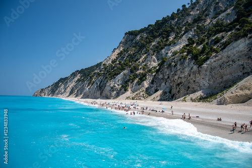 Fototapeta Naklejka Na Ścianę i Meble -  beach and sea Lefkada