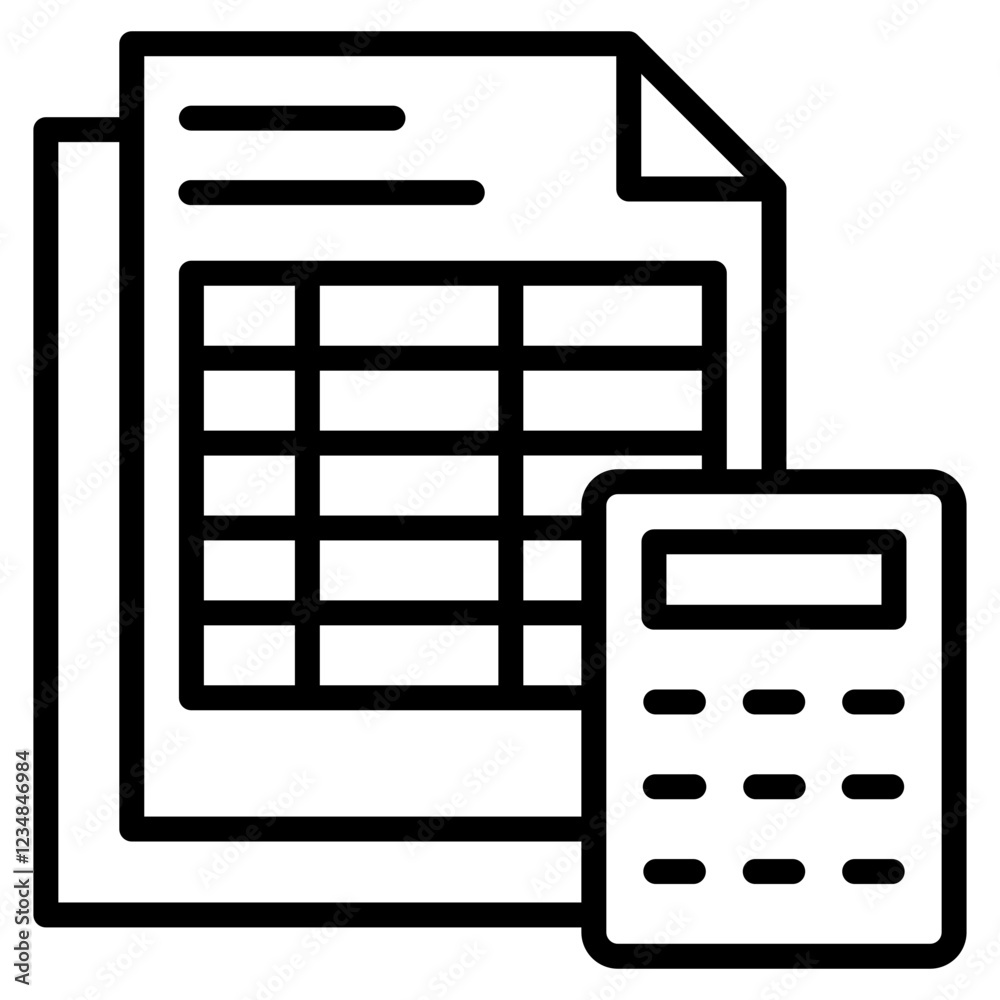 Spreadsheet Icon Element For Design Spreadsheet Icon Element For Design