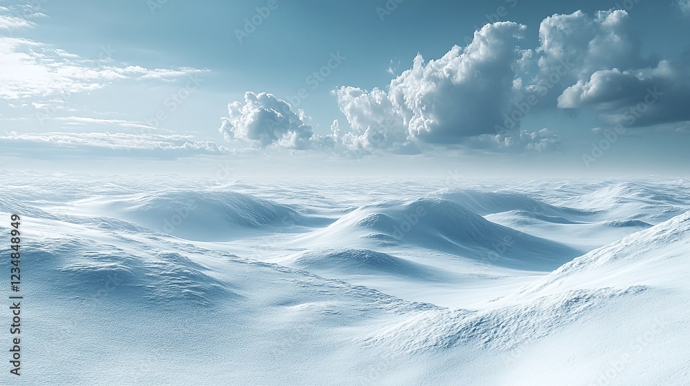 Obraz premium a powerful landscape of the North Pole showing the dramatic effects of climate change, where the ice caps are rapidly melting, leading to significant environmental destruction and rising sea levels