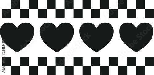 Retro,Checkered, Heart, PNG,Valentines Day, Sublimation, Design, Heart Png, Trendy,Retro V-day Png, Love Png,checkered, checkered png,Checkered Heart,Checkered Heart svg,Heart svg,Retro Checkered Hear