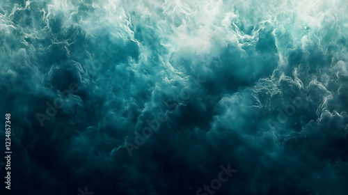 Wallpaper Mural Abstract Turbulent Ocean Cloud Formation Torontodigital.ca