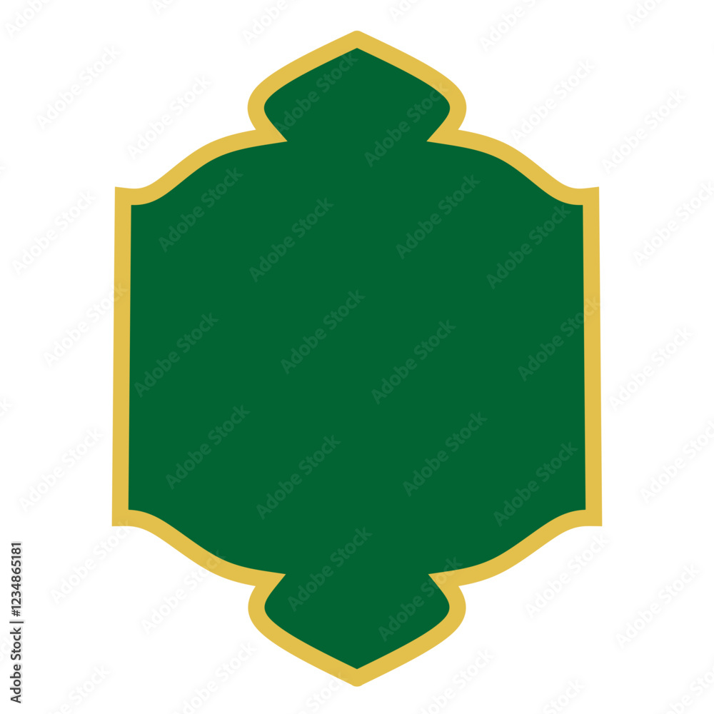 green Islamic Ramadan text box frame green Islamic Ramadan text box frame