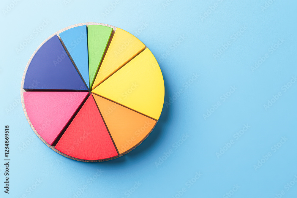 Graphic design studio display creative color wheel in a vibrant environment