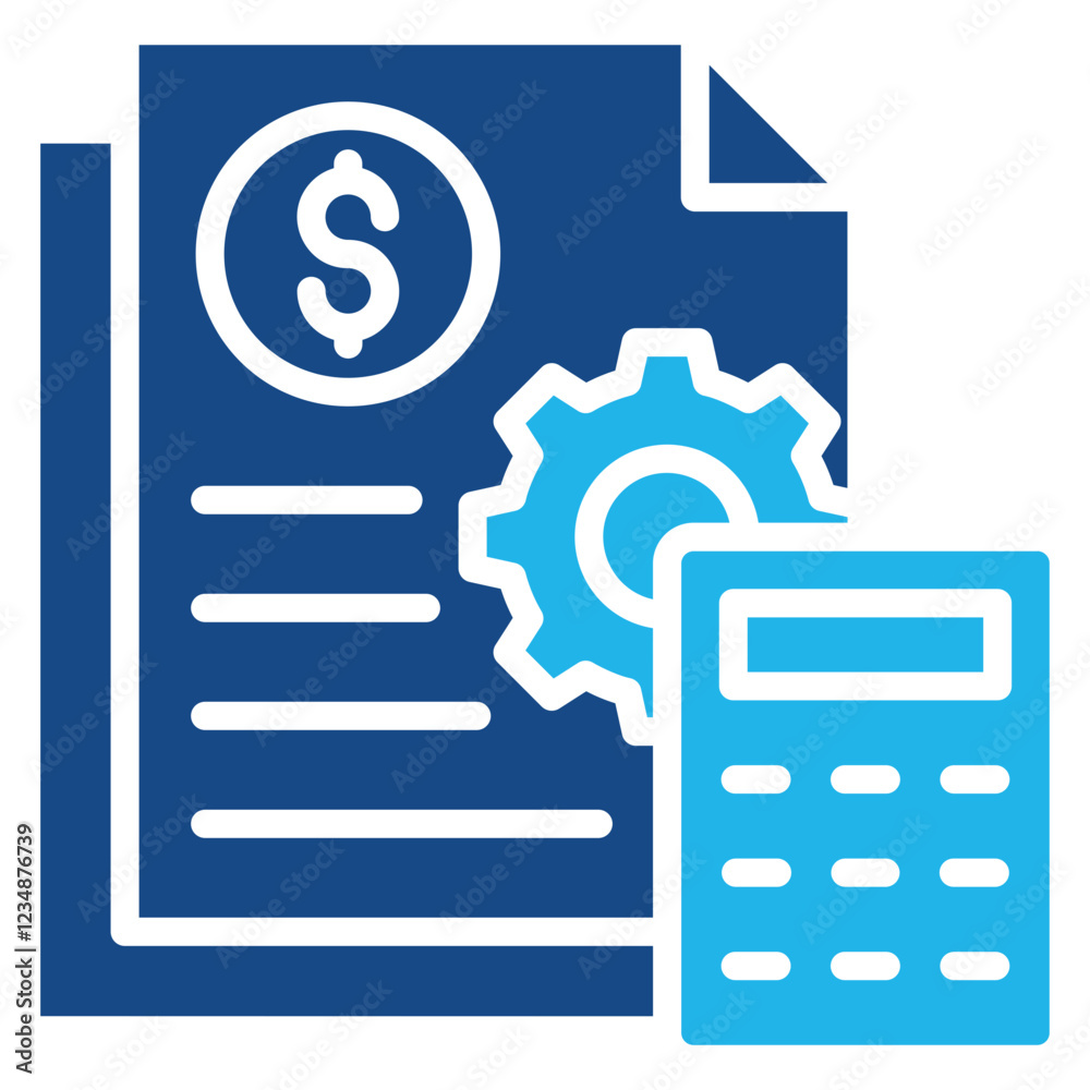 Cost Accounting Icon Element For Design Cost Accounting Icon Element For Design