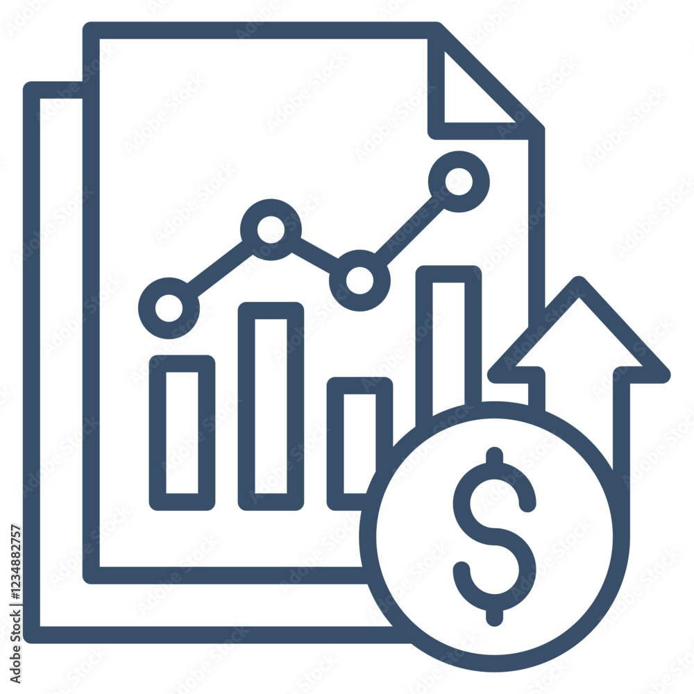 Earnings Per Share (Eps) Icon Element For Design Earnings Per Share (Eps) Icon Element For Design