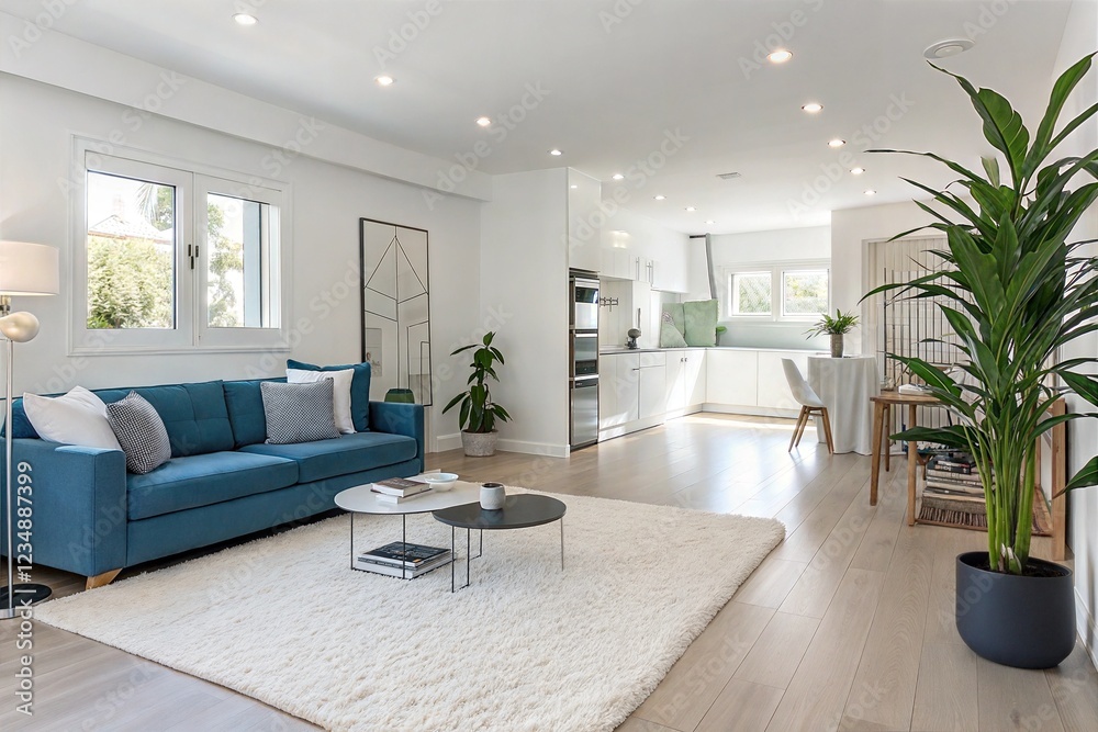 Fototapeta premium living room interior