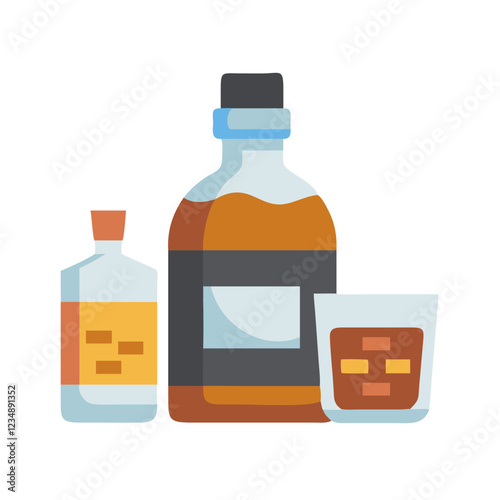 Whiskey Bourbon Alcohol Icon