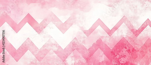 Subtle chevron pattern in pink and white Valentine's day Background
