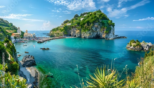 Fototapeta Naklejka Na Ścianę i Meble -  Amalfi Coast, Italy. Amalfi is one of the most beautiful beaches in Italy.