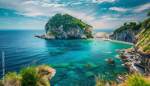 Fototapeta Naklejka Na Ścianę i Meble -  Amalfi Coast, Italy. Amalfi is one of the most beautiful beaches in Italy.
