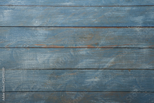 Wooden blue background with space for text or image. Wood texture. Floor surface