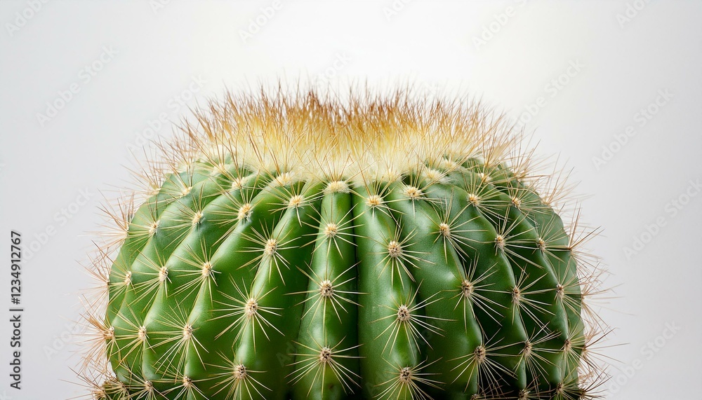 green cactus on white background green cactus on white background
