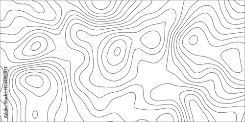 Paper texture Imitation of a geographical map shade. Geography scheme and terrain. Topography grid map. Grid curve line abstract vector illustration. luxury topographic wavy pattern and geographic