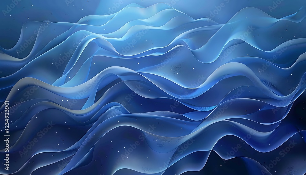 Abstract blue smoke on black background. 3d rendering, 3d illustration. Abstract blue smoke on black background. 3d rendering, 3d illustration.