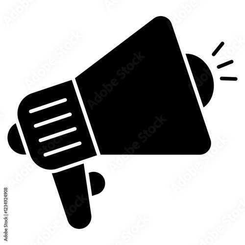 Loudspeaker/megaphone icon