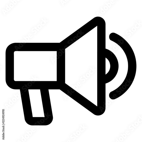Loudspeaker/megaphone icon