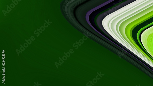 Futuristic green abstract background, ideal for creative layouts, scientific illustrations, web templates, and site wallpapers.