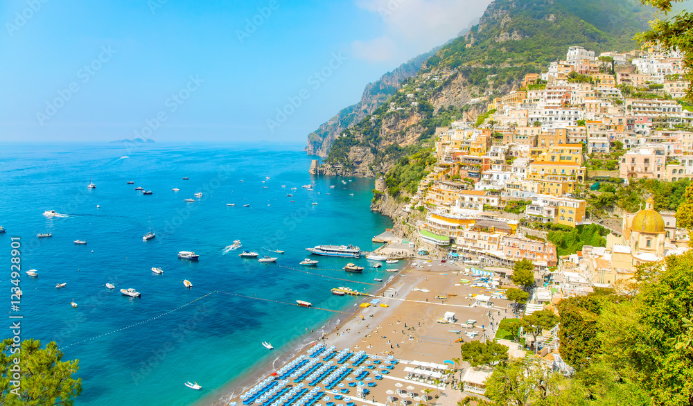 Positano village on Amalfi Coast, Italy travel photo