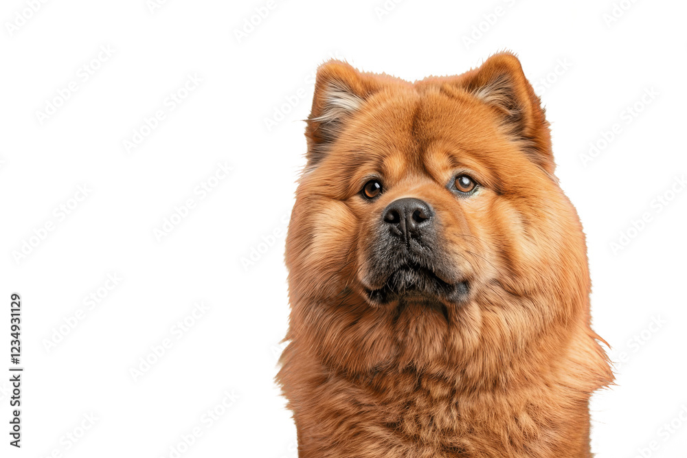 Close up of a chow chow