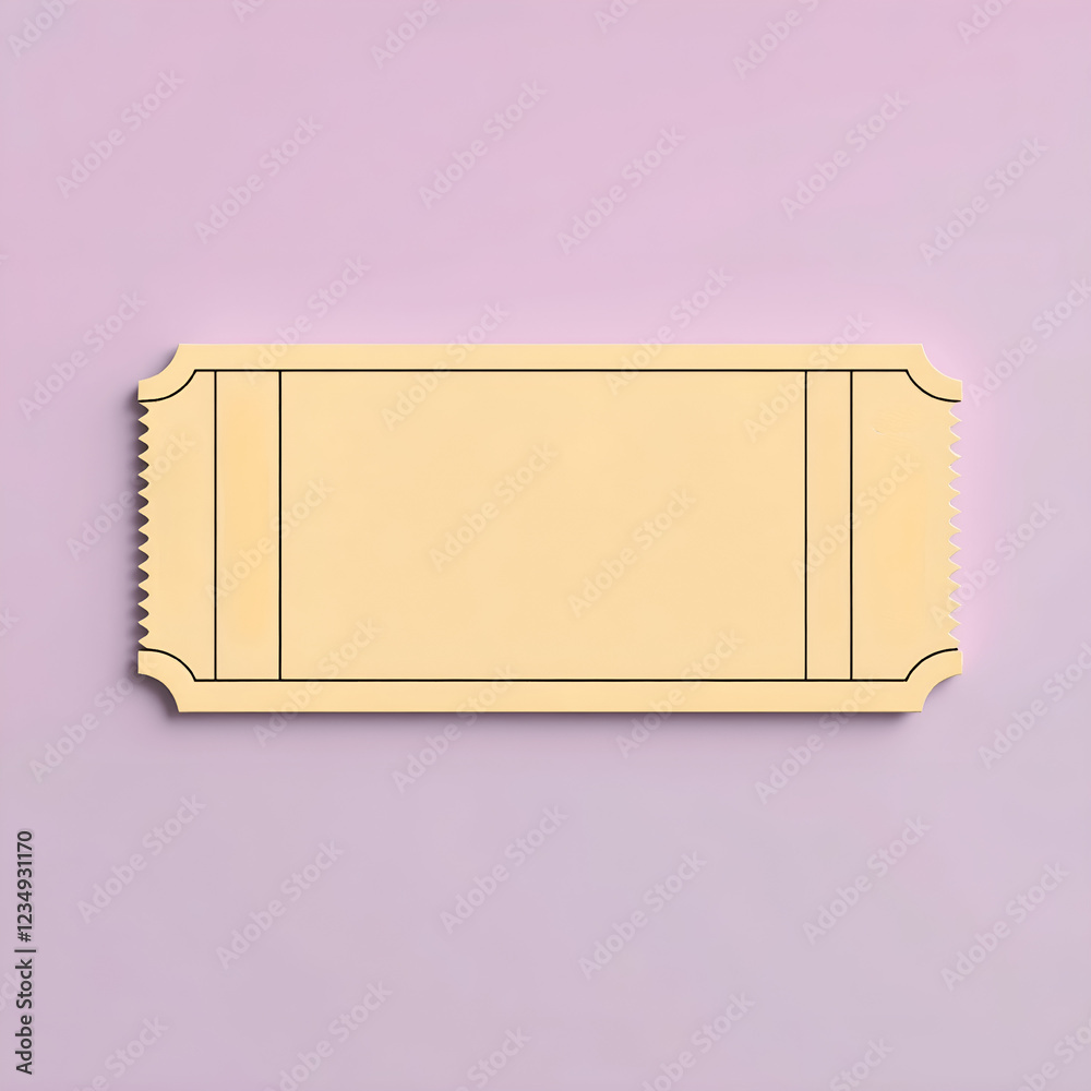 blank ticket mockup blank ticket mockup