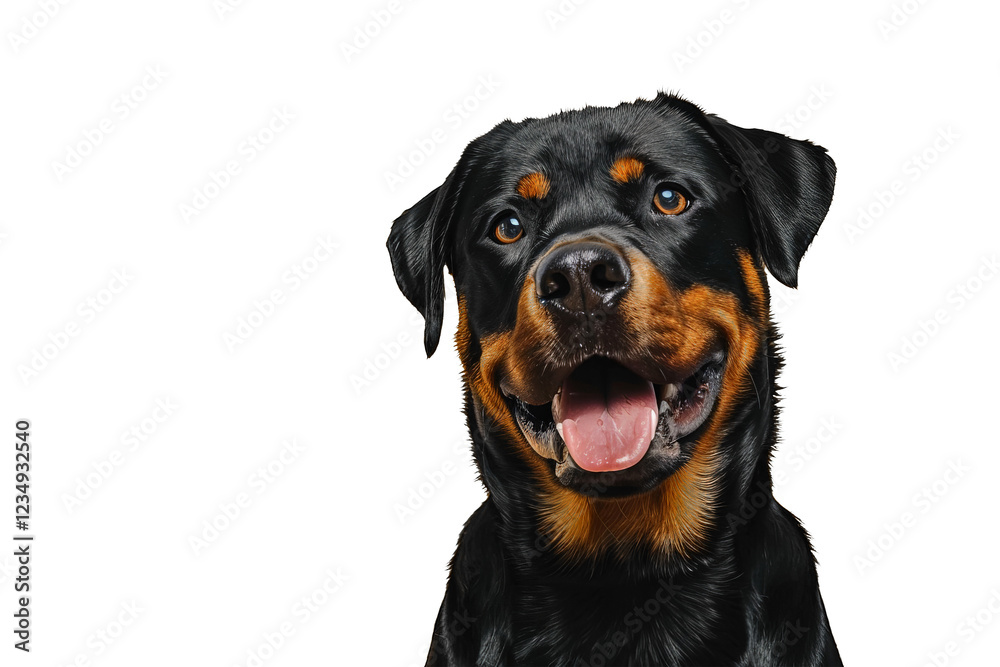 Close up of a rottweiler Close up of a rottweiler
