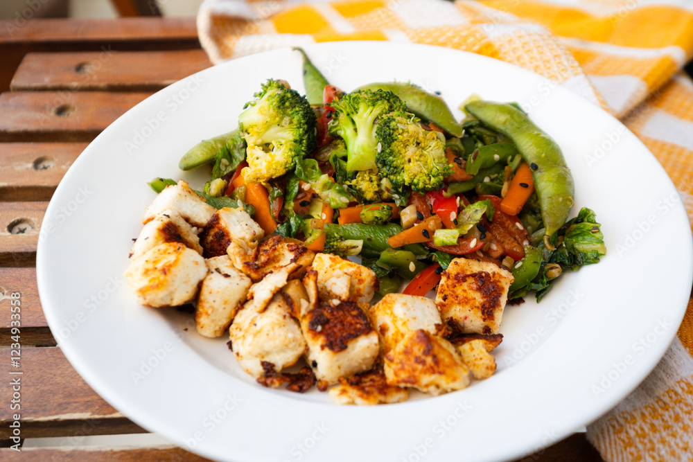 Healthy Vegan recipe with silken tofu and roasted edamame beans with peanut and mustard sauce dressing, Vegan dinner recipe with tofu and edamame Healthy Vegan recipe with silken tofu and roasted edamame beans with peanut and mustard sauce dressing, Vegan dinner recipe with tofu and edamame