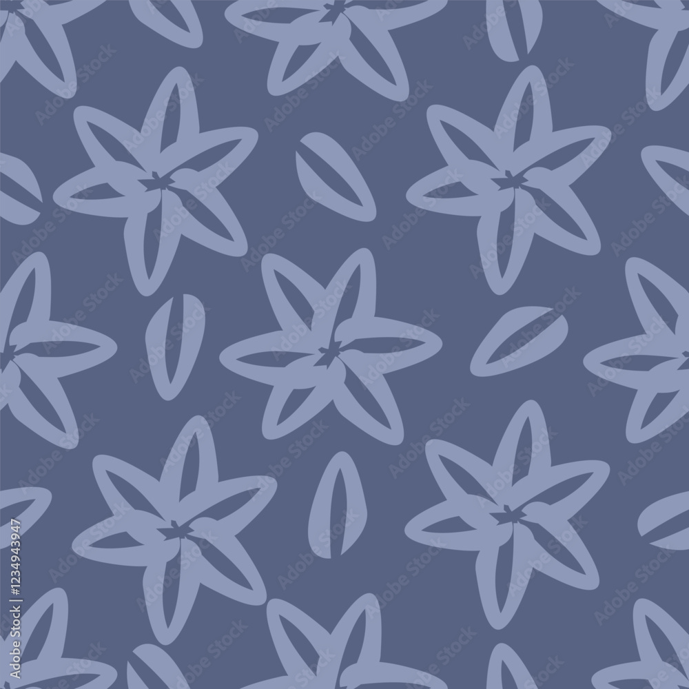 Fototapeta premium textile design with cute floral pattern