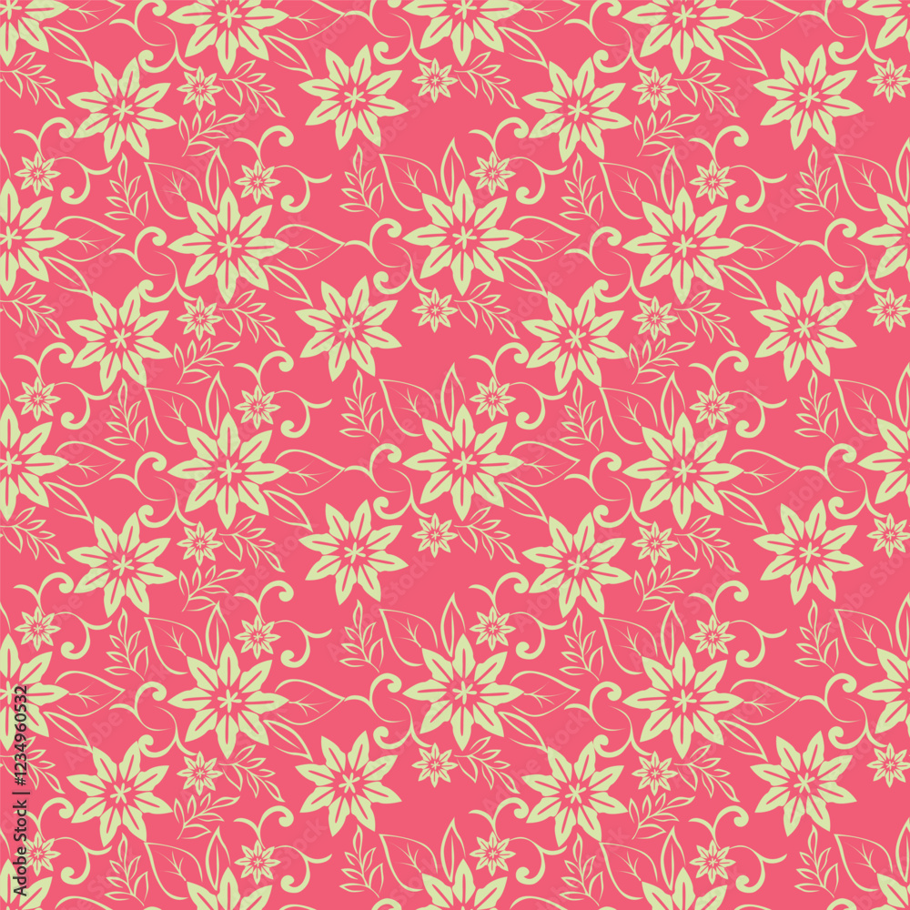 textile design with flower pattern image textile design with flower pattern image