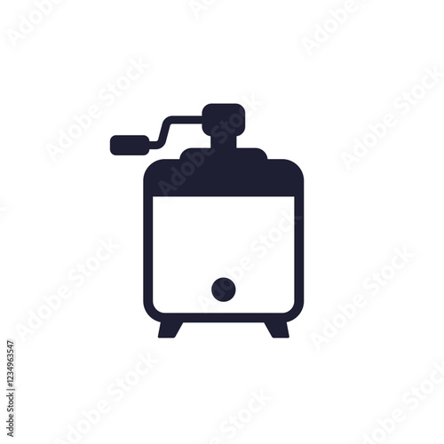 Honey extractor icon, beekeeping and apiculture vector pictogram