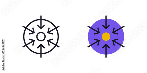 specific focus icons in two styles