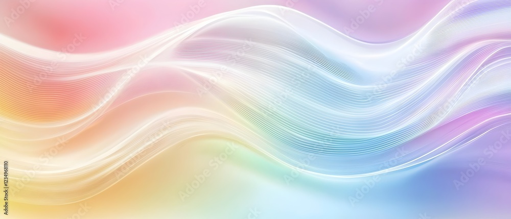 A rainbow of colors is shown on a piece of fabric A rainbow of colors is shown on a piece of fabric