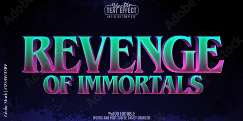 Horror editable text effect, customizable scary and zombie 3d font style