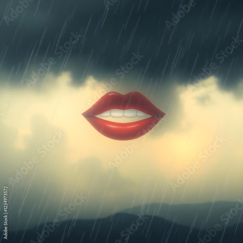 Lip vector smiling lip vector art illustrator instant download adobe stock. Generative AI 