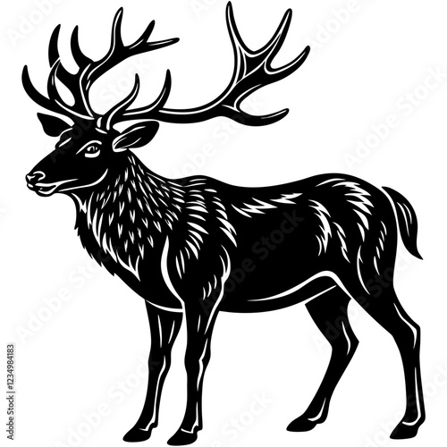 deer vector silhouette