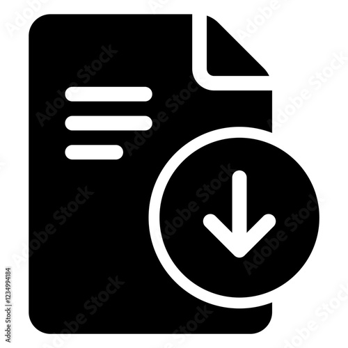 dowload file icon