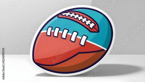 Cartoon Style American Football