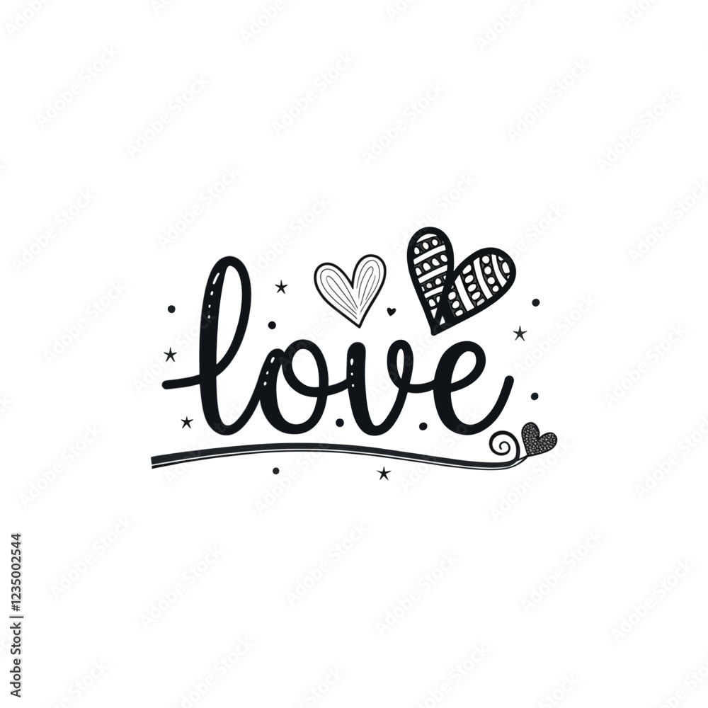 Naklejka premium valentine day typography t-shirt