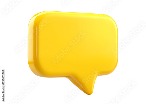 yellow speech bubble icon