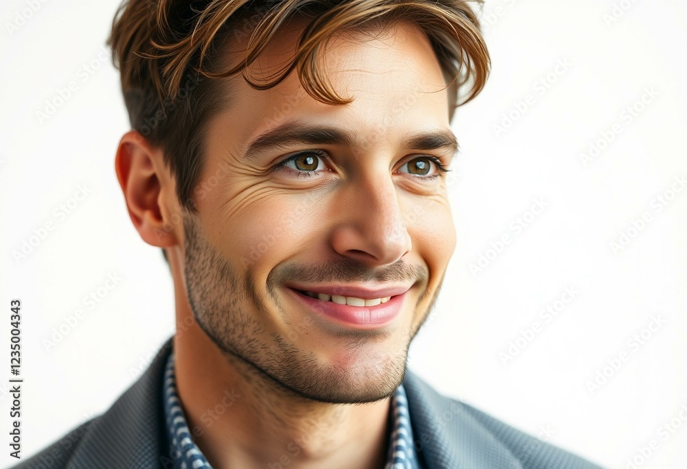 Obraz premium Stylish man with modern outfit and relaxed expression