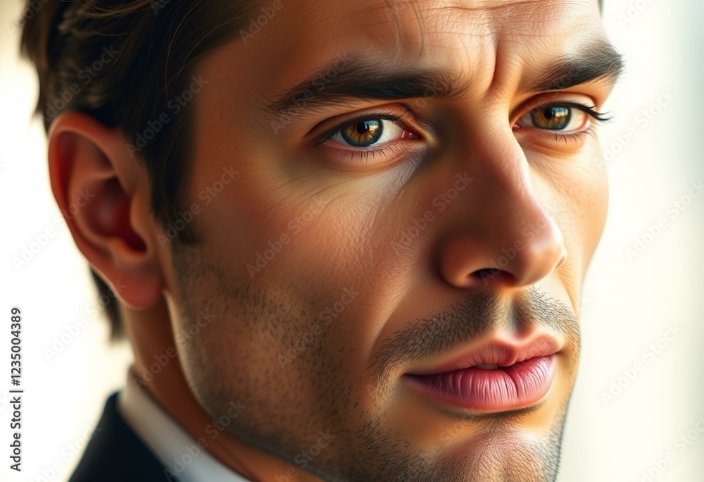 Obraz premium Stylish man in natural light