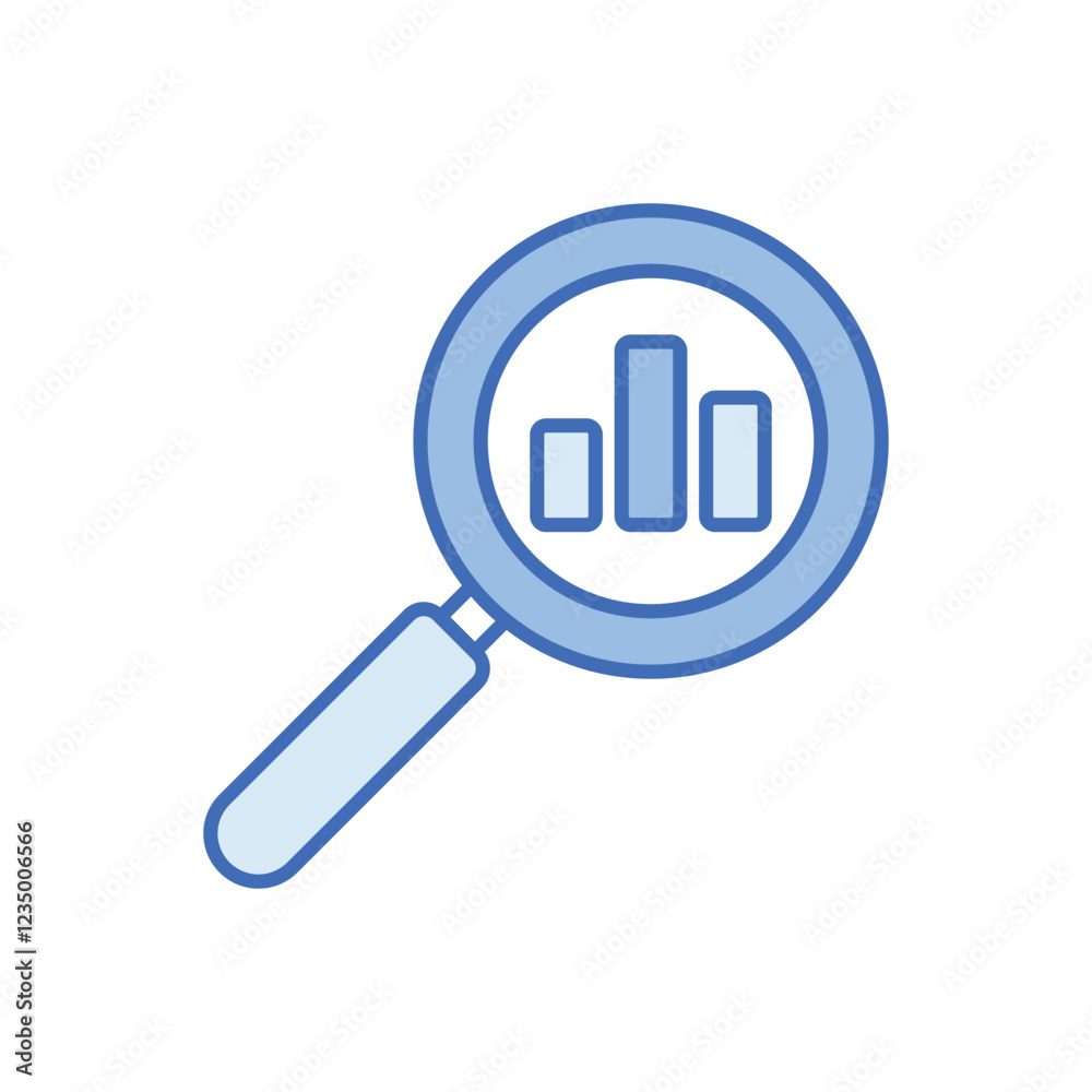 Search Analytics vector icon Search Analytics vector icon